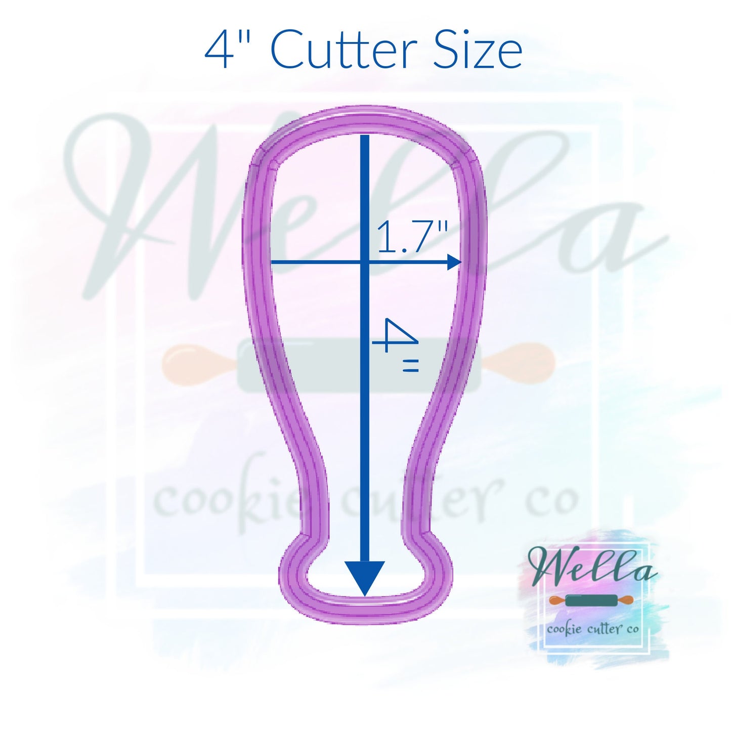 Baseball Bat Cookie Cutter, Sports Cookie Cutter