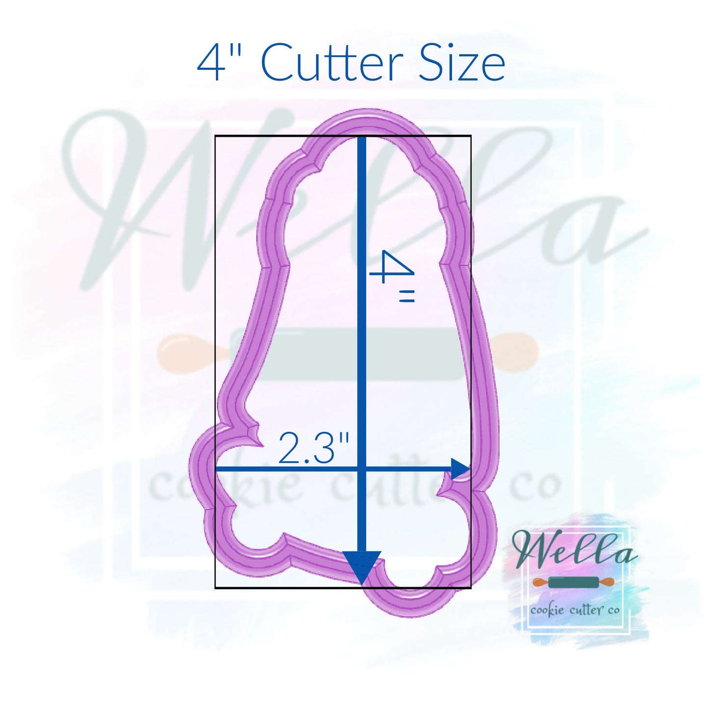 Skateboarding Ghost Cookie Cutter with Optional Stencil