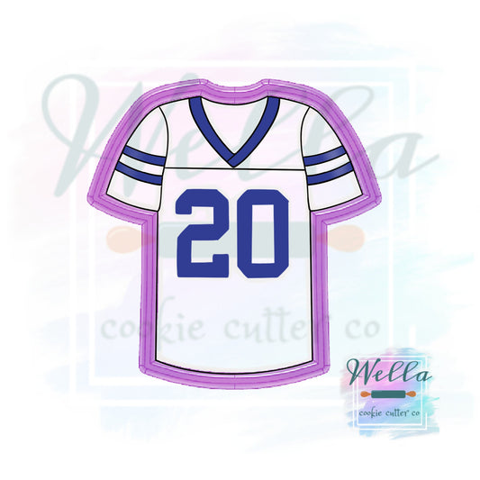 Football Jersey Cookie Cutter, Sports Jersey Cookie Cutter