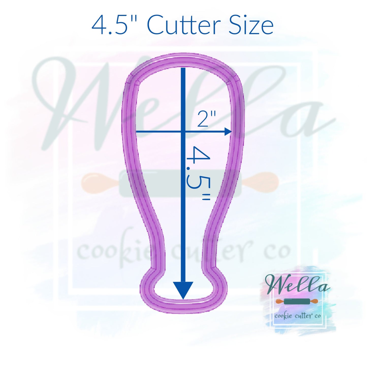 Baseball Bat Cookie Cutter, Sports Cookie Cutter