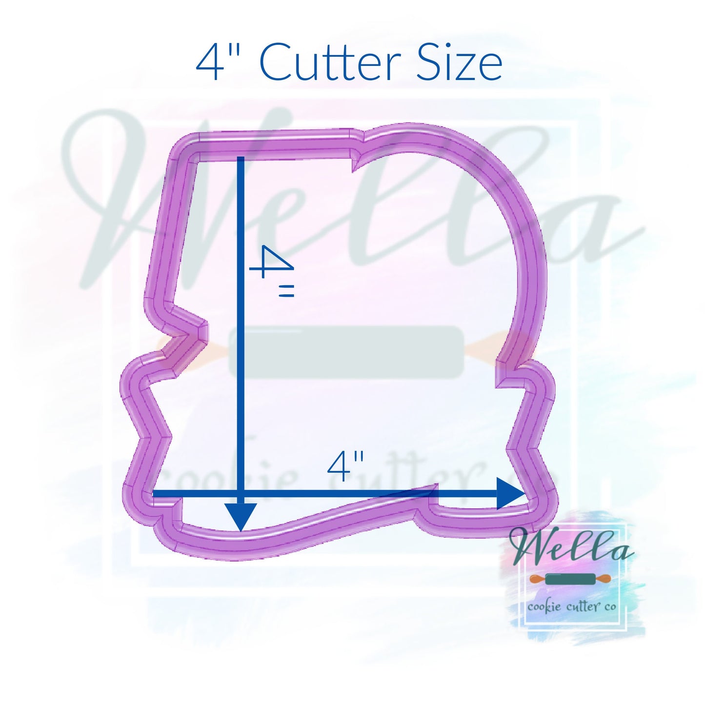 50 with Banner Cookie Cutter, 50th Birthday Cookie Cutter