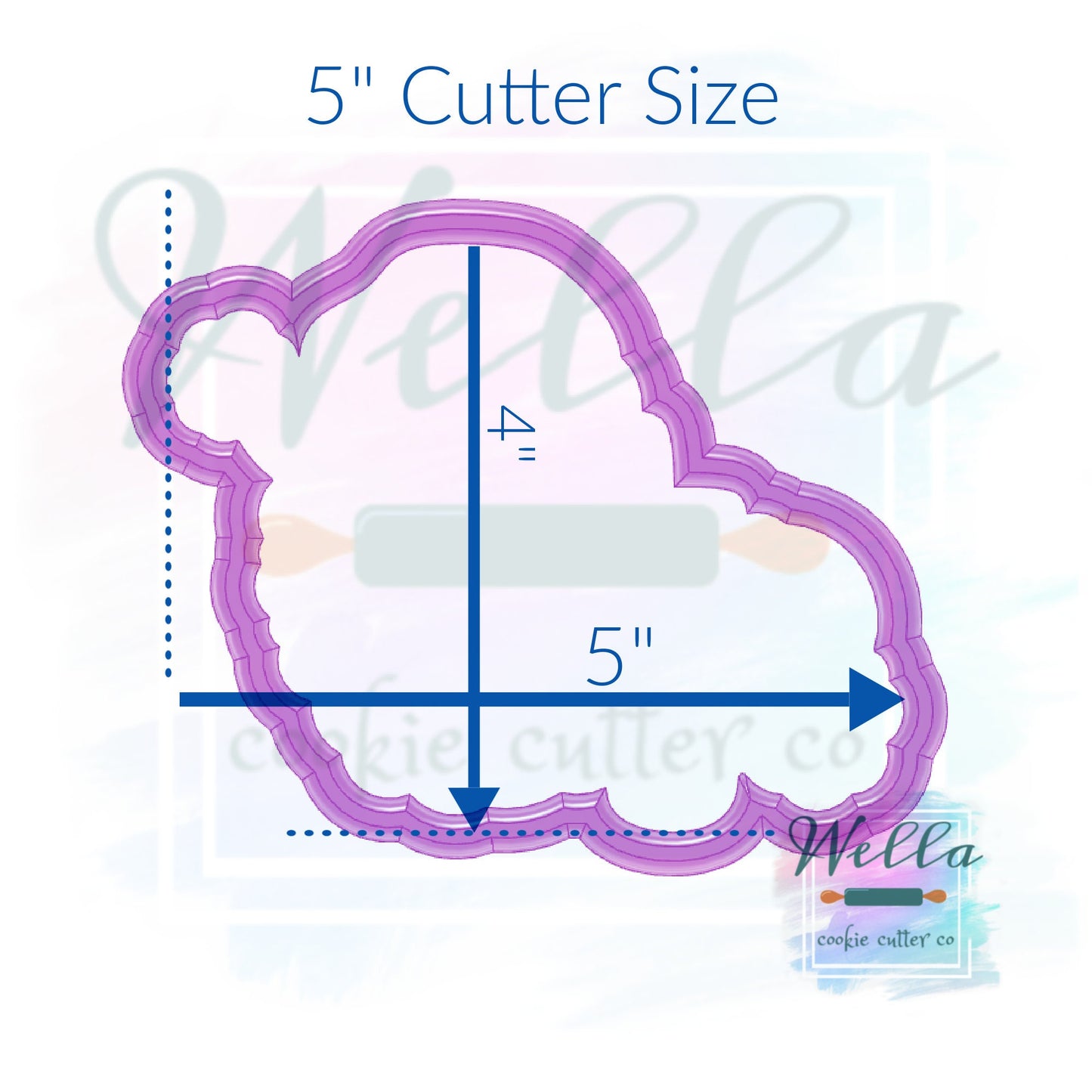Bougie Santa Cookie Cutter with Optional Stencil, Santa with Tumbler Cookie Cutter
