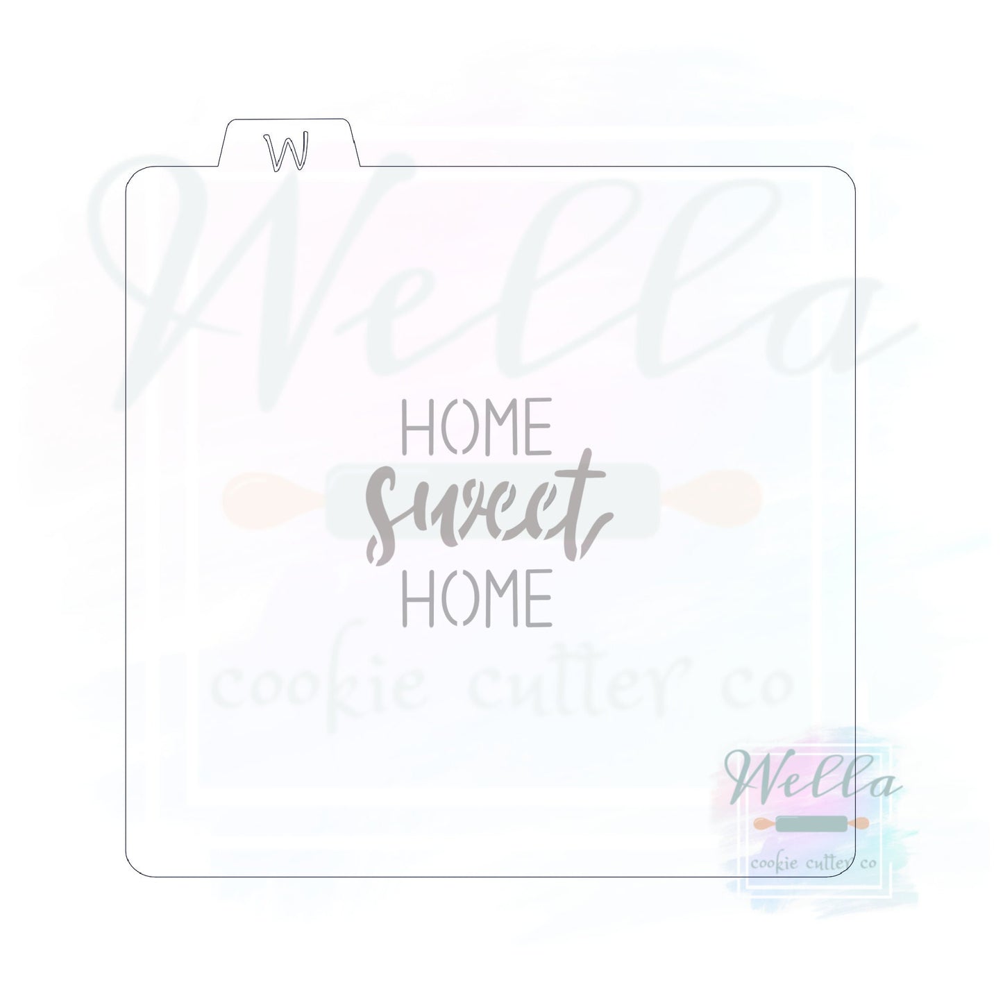 Housewarming Cookie Cutter Set with Optional Stencils, Realtor Cookie Cutter Set