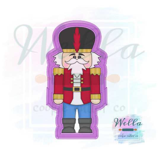 Nutcracker Cookie Cutter with Optional Stencil