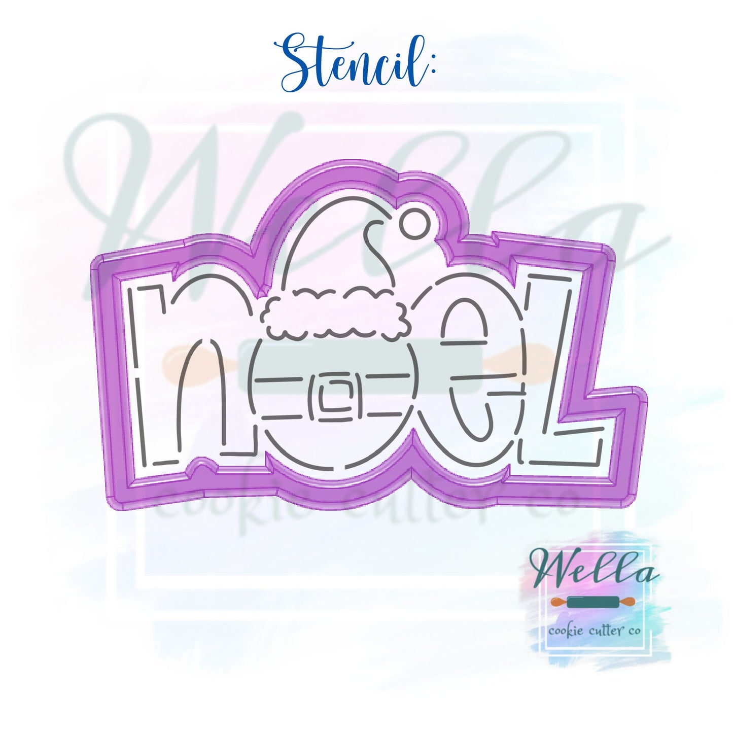 Noel Santa Hat Cookie Cutter, Christmas Cookie Cutter, Noel Cookie Cutter