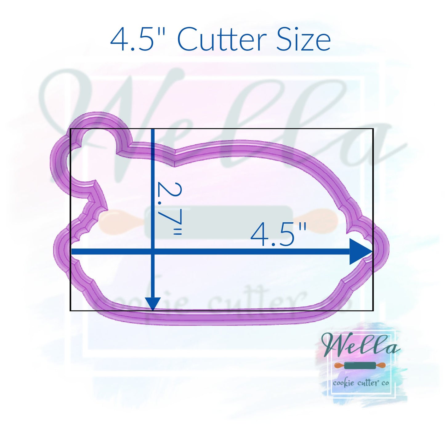 Turkey Platter Cookie Cutter, Thanksgiving Cookie Cutter