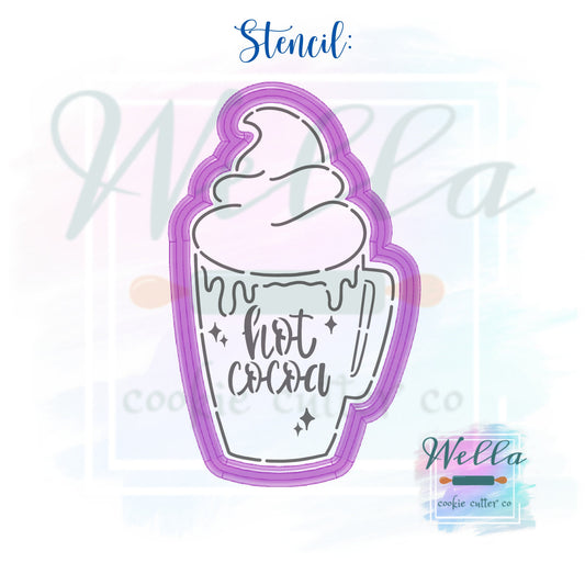 Hot Cocoa Mug Cookie Cutter