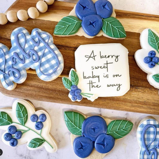 Floral Square Plaque Cookie Cutter