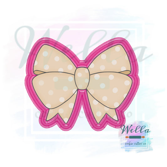 Puffy Spring Bow Cookie Cutter