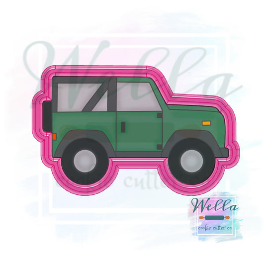 Jeep Side View Cookie Cutter