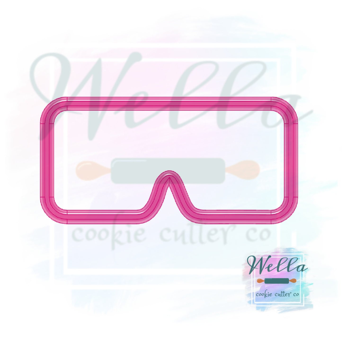 3D Glasses Cookie Cutter