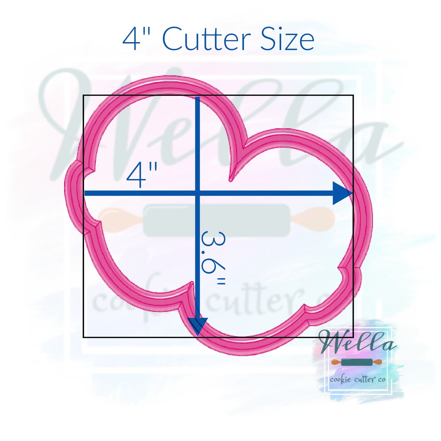 Daisy Baby Shoes Cookie Cutter