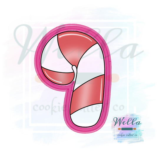 Candy Cane Chubby Cookie Cutter