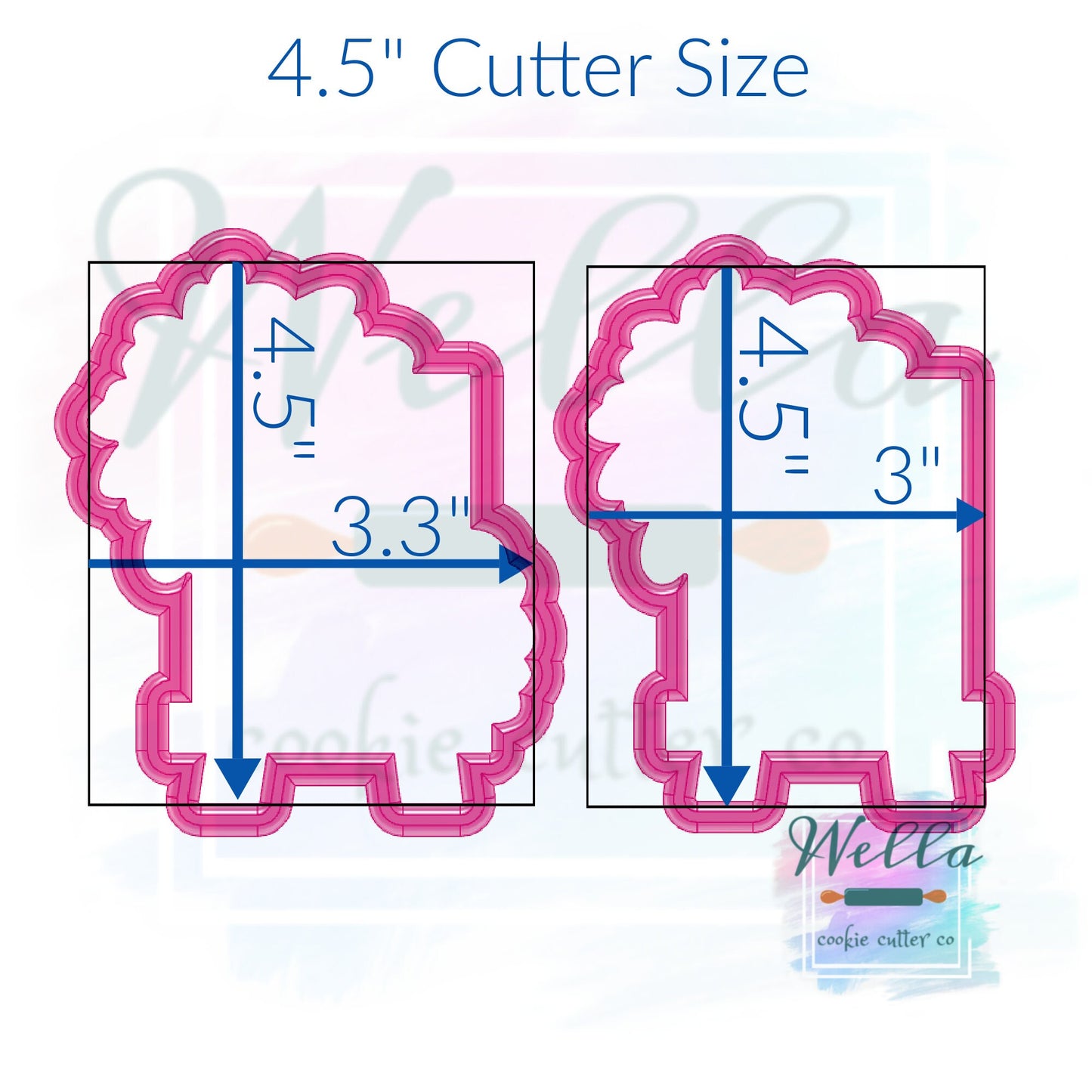 Wedding Sign #1 Cookie Cutter with or without florals, Wedding Easel Cookie Cutter