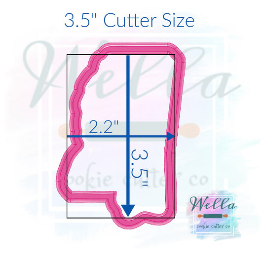 State of Mississippi Cookie Cutter, MS Cookie Cutter