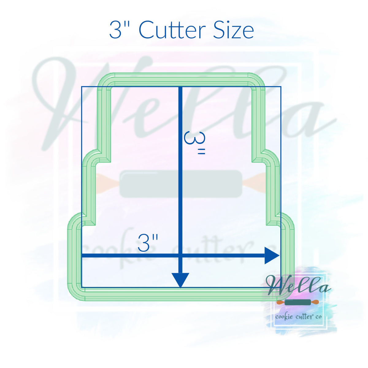 Stacked Suitcases Cookie Cutter, Travel Cookie Cutter