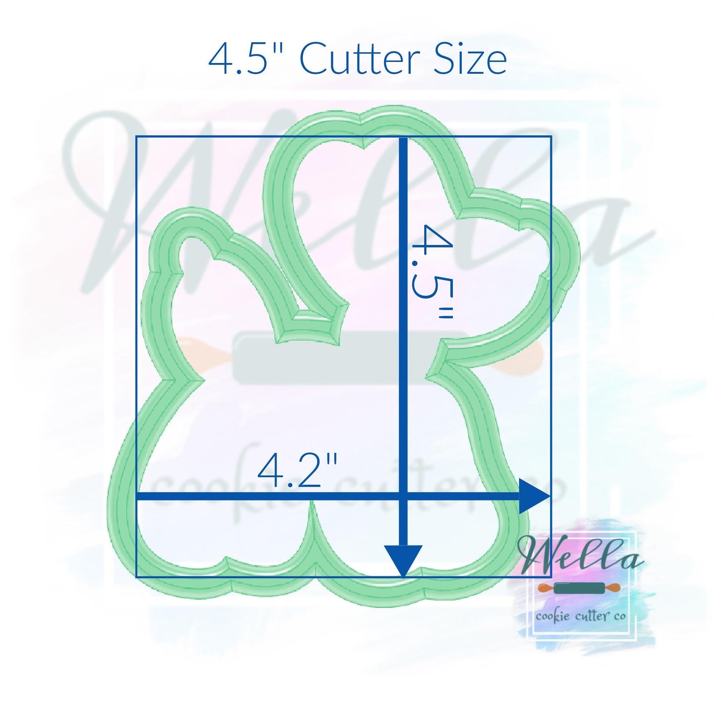 Balloon Dog Cookie Cutter with Optional Stencil
