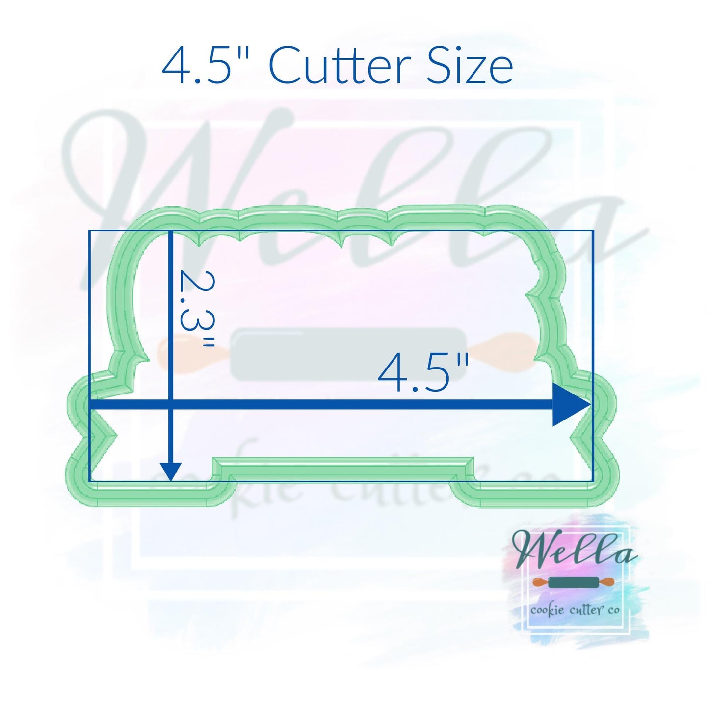 Congrats with Banner Cookie Cutter