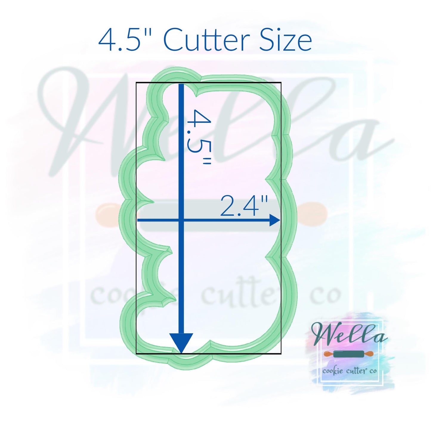 hello BOO Text Cookie Cutter with Optional Stencil, Halloween Cookie Cutter