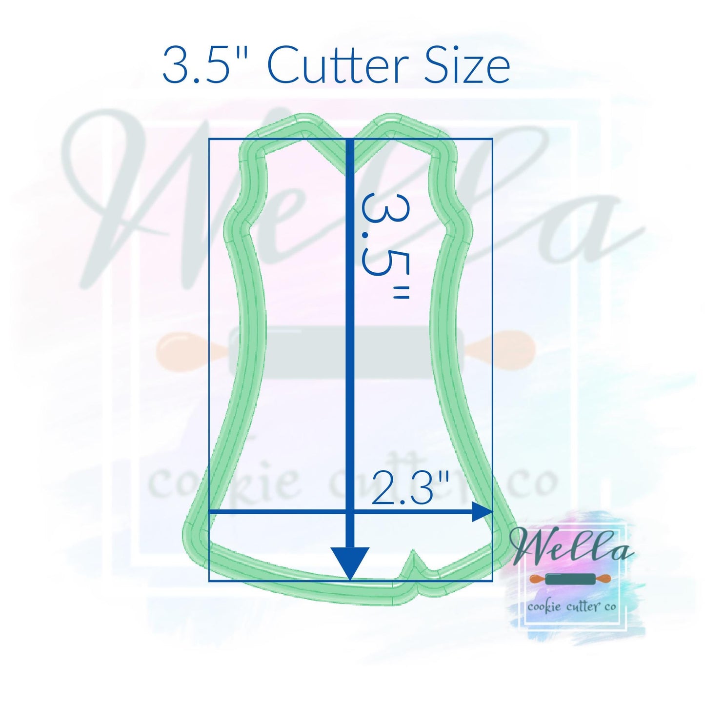 Cheerleader Outfit Cookie Cutter