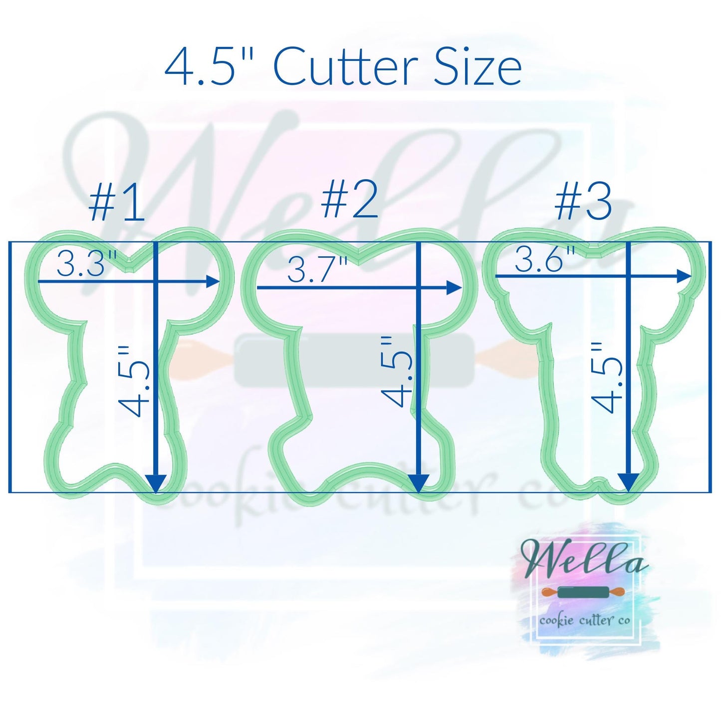 Long Bow Cookie Cutters