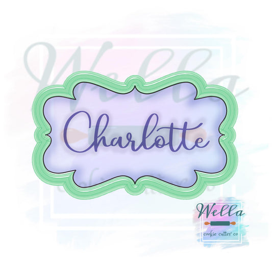Plaque Charlotte Cookie Cutter