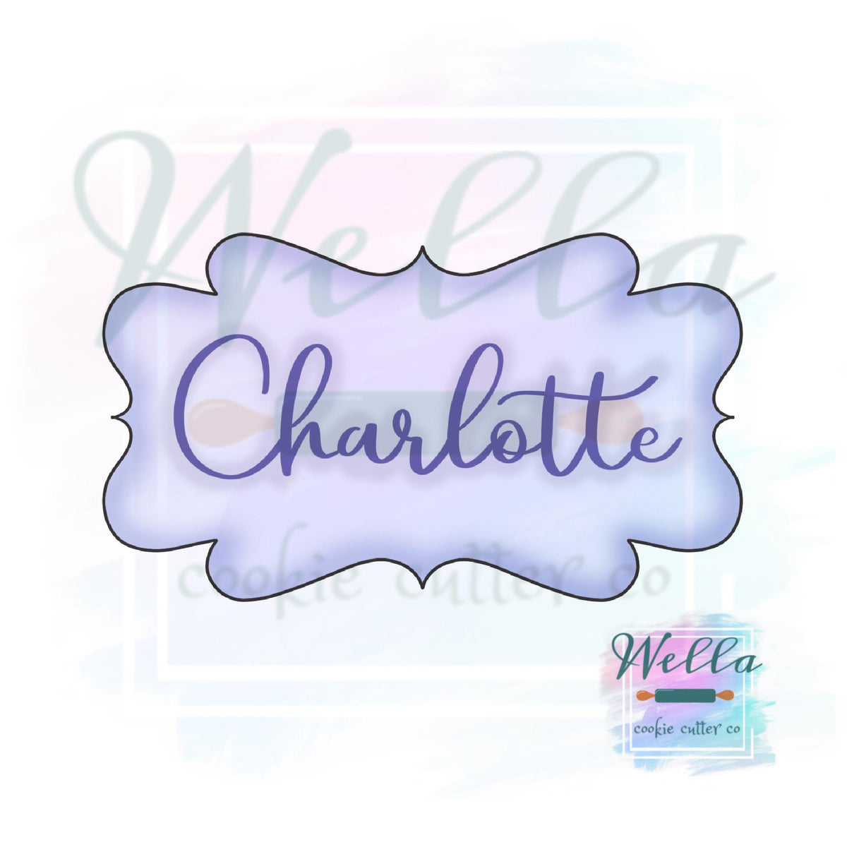 Plaque Charlotte Cookie Cutter