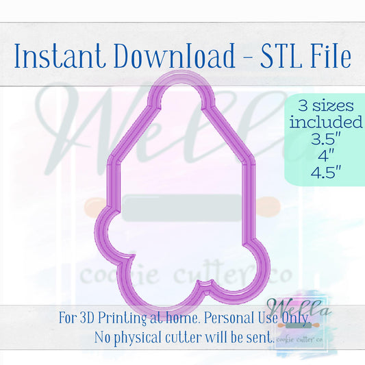 Digital STL File - Baby Mobile Cookie Cutter - 3 Sizes: 3.5", 4" & 4.5"