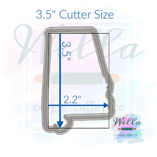 State of Alabama Cookie Cutter