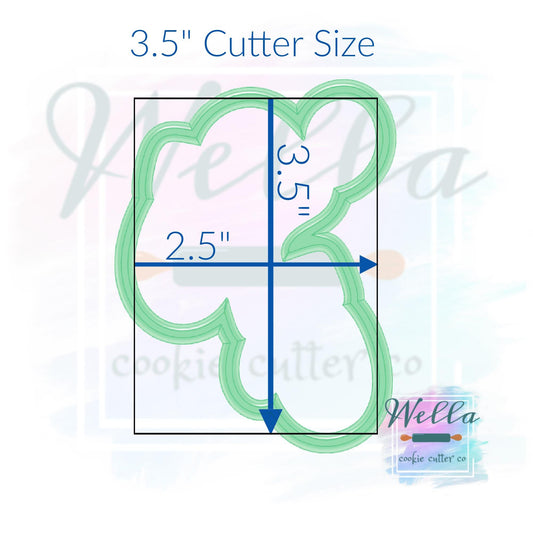 Mittens Tied Together Cookie Cutter