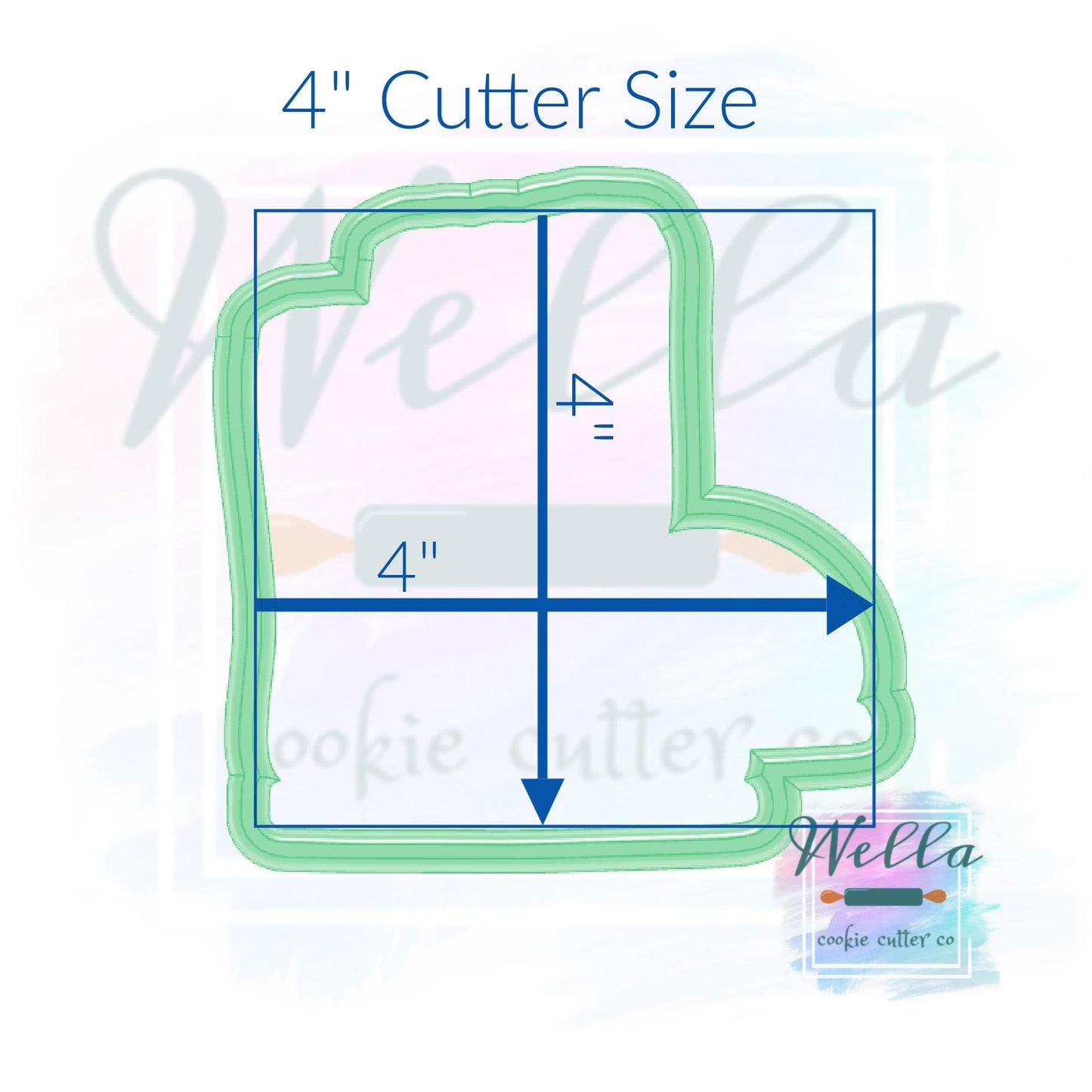 Winter Boots Cookie Cutter