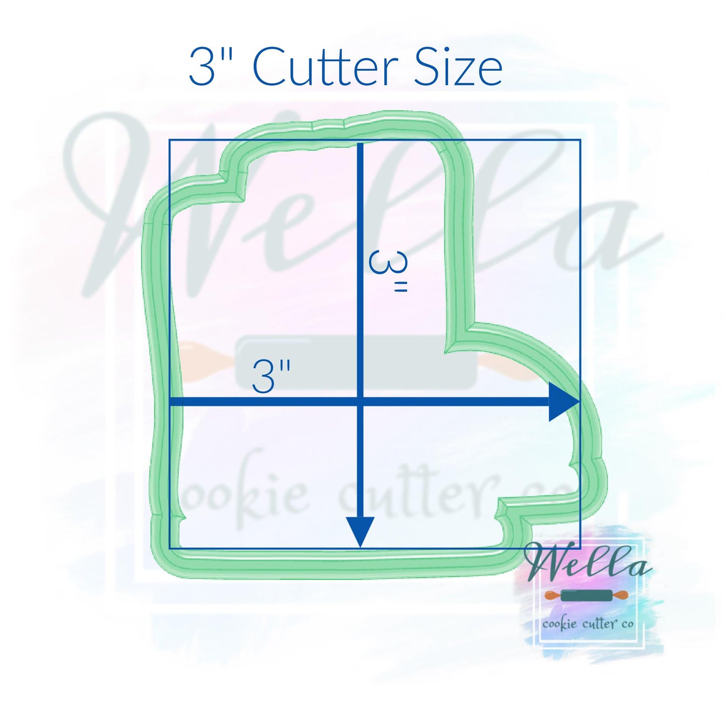 Winter Boots Cookie Cutter