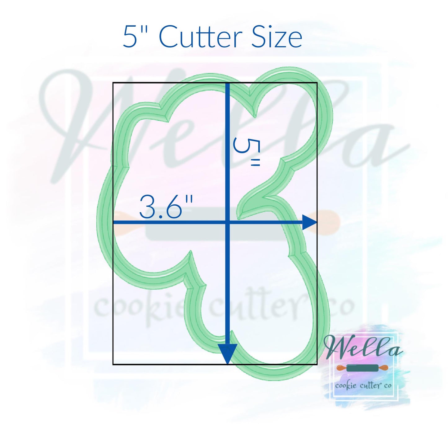 Mittens Tied Together Cookie Cutter