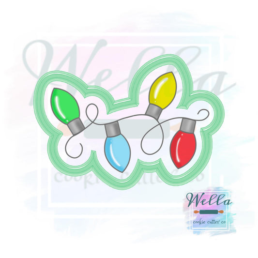 String of Christmas Lights Cookie Cutter
