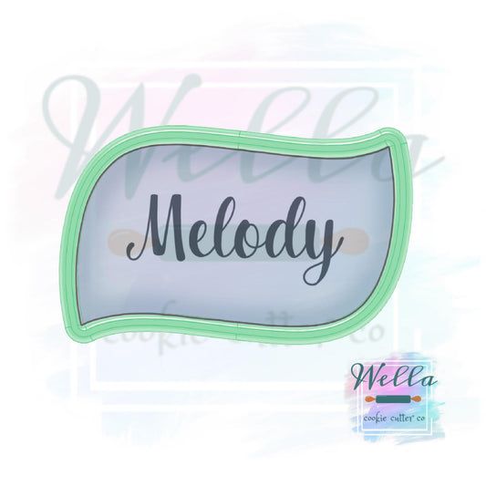Plaque Melody Cookie Cutter