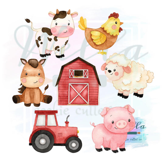 Farm Set Cookie Cutters