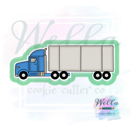 Semi-Truck Cookie Cutter