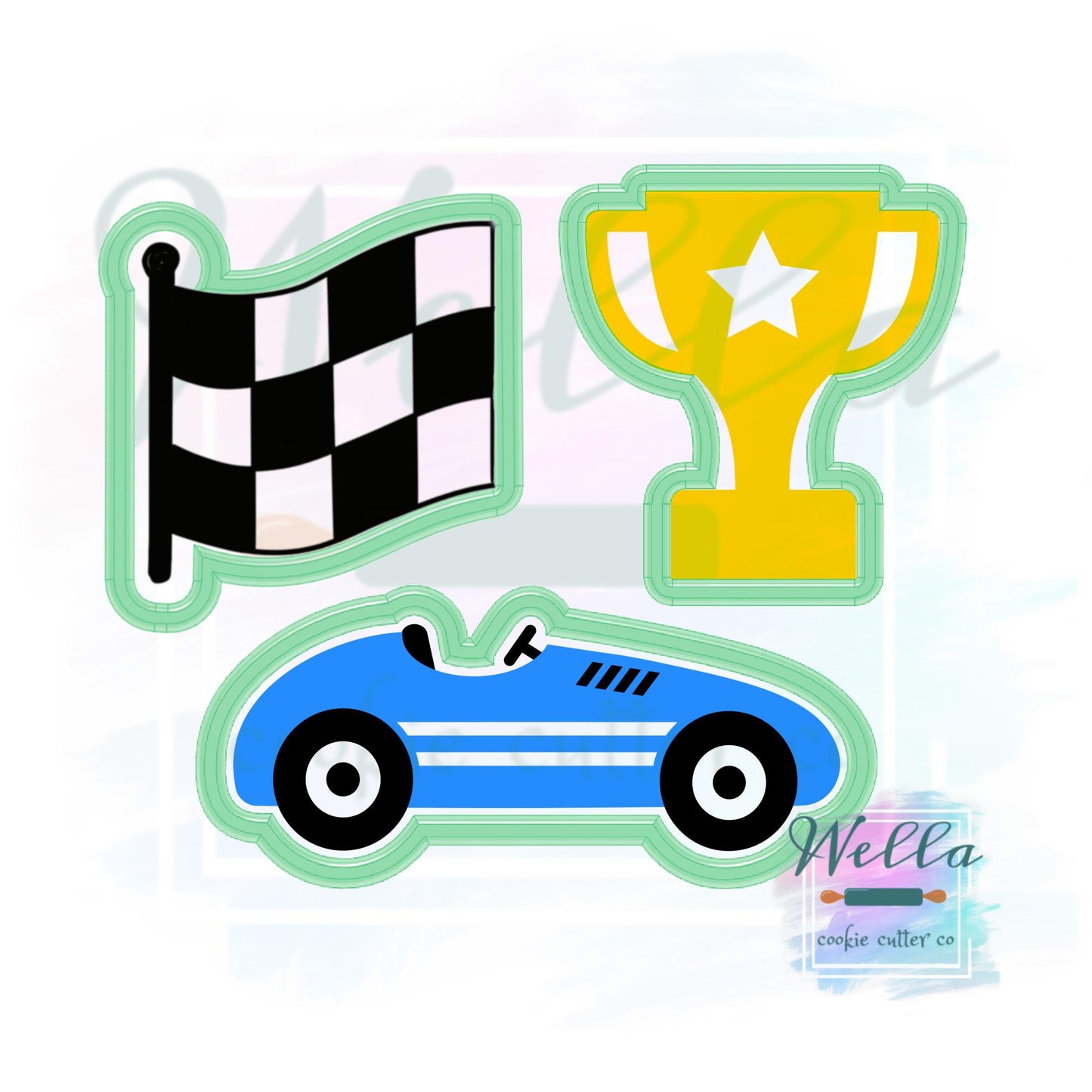 Race Car Cookie Cutter Set