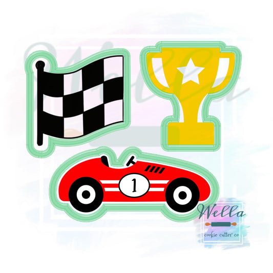 Race Car Cookie Cutter Set