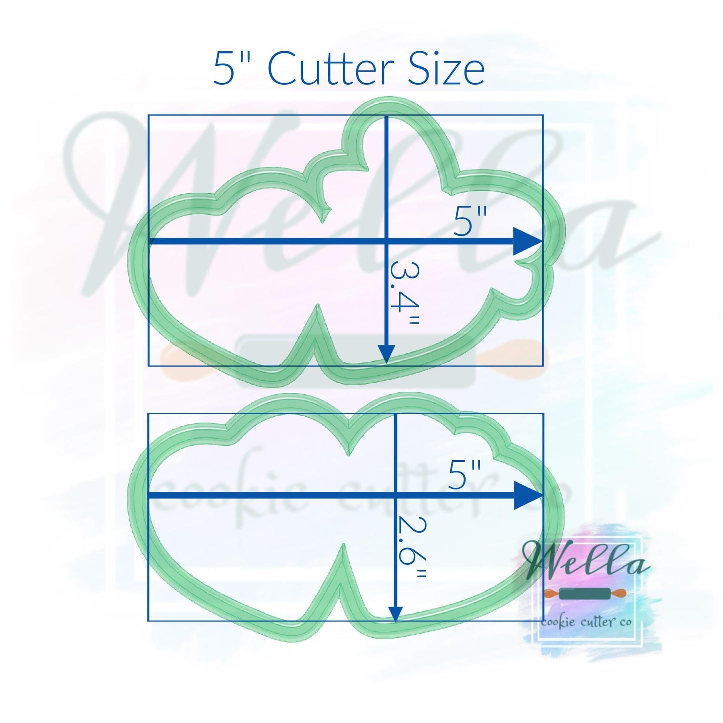 Heart Locket with or without Coquette Bow Cookie Cutter