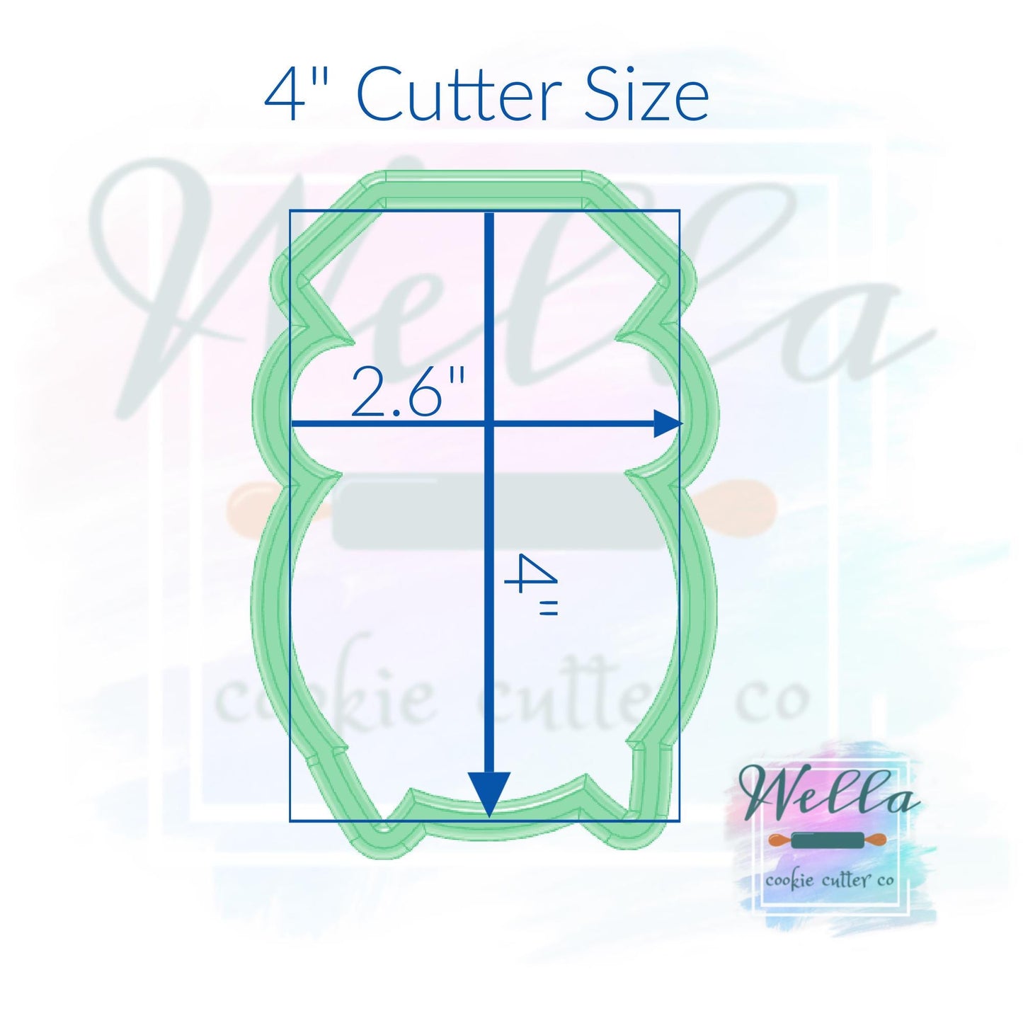 Wedding Ring with Long Bow Cookie Cutter