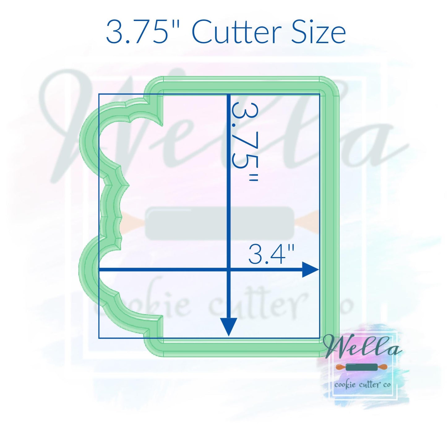 Graduation Class of 2025 #2 Cookie Cutter with Optional Stencil
