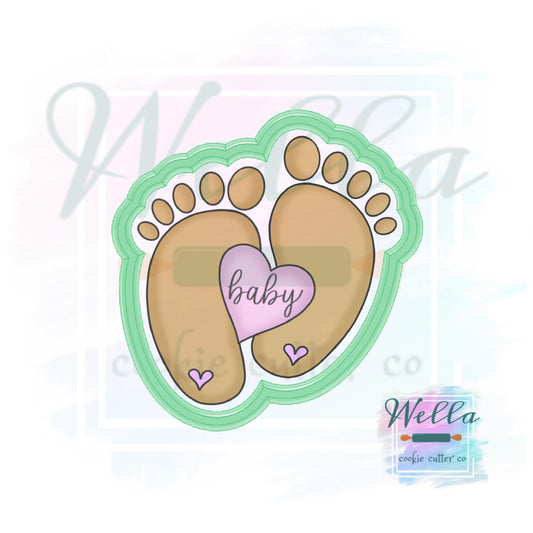 Baby Footprints Cookie Cutter