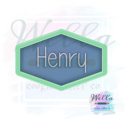 Plaque Henry Cookie Cutter