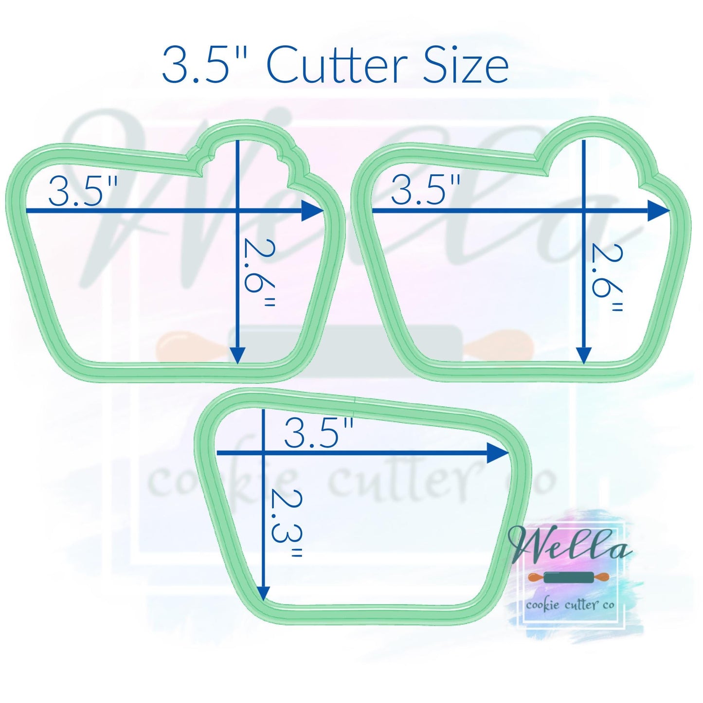 National Park Camp Sign Cookie Cutter - 3 Shapes