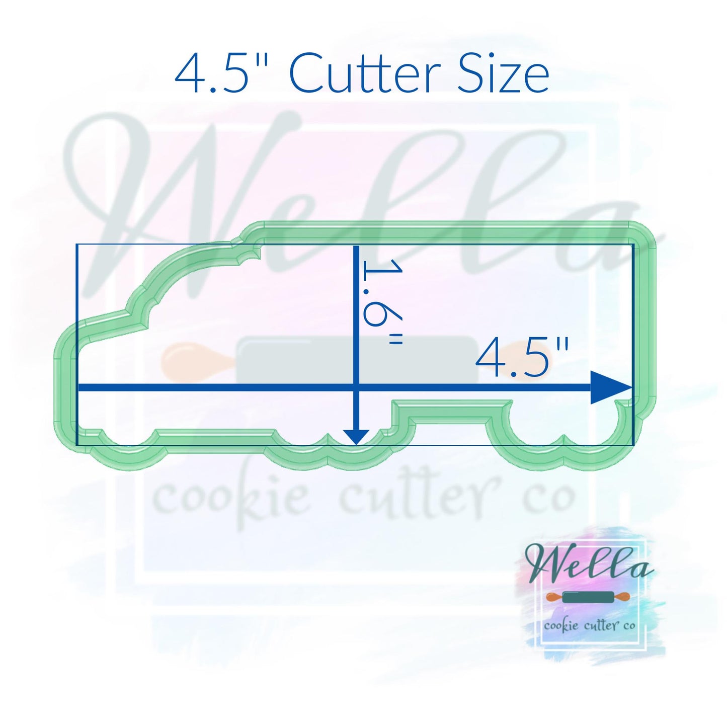 Semi-Truck Cookie Cutter