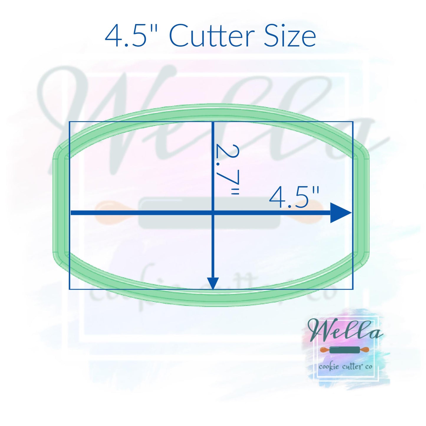Austin Plaque Cookie Cutter