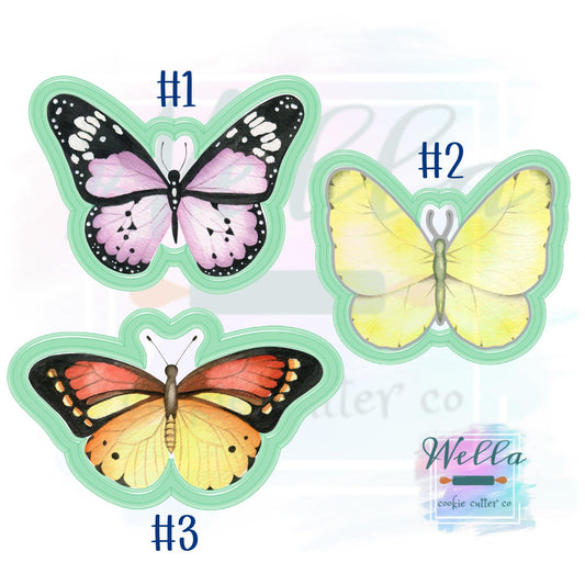 Butterfly - Set of 3 Cookie Cutters or Single Cutter Options