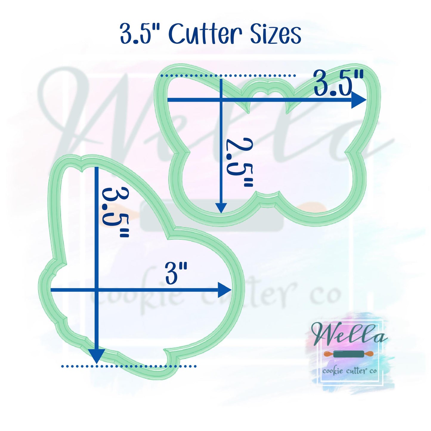 Pink Butterfly Cookie Cutter Set