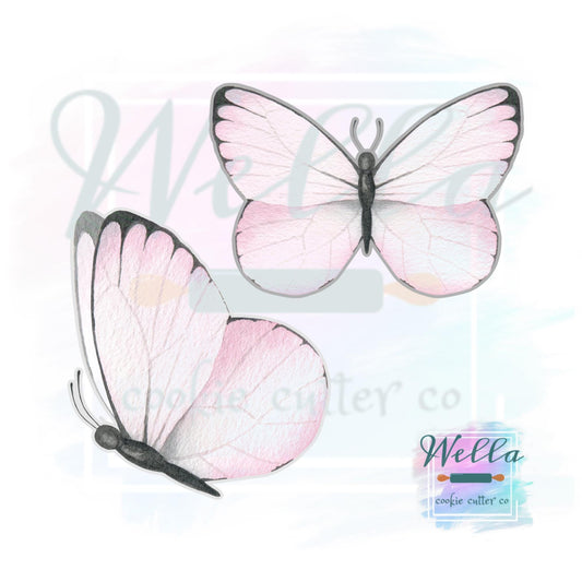 Pink Butterfly Cookie Cutter Set